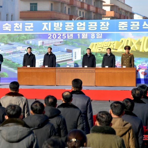 “地方发展２０×１０政策”肃川郡地方工业工厂竣工典礼举行